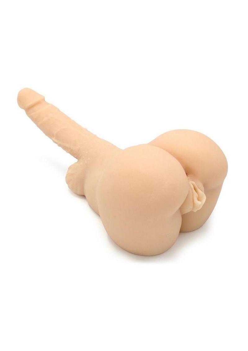 Kiotos Masturbator Dildo 2-in-1 - Pussy & Ass - Vanilla
