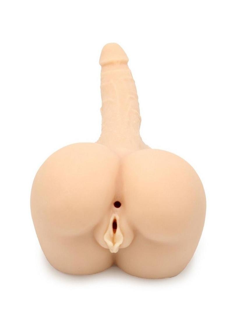 Kiotos Masturbator Dildo 2-in-1 - Pussy & Ass - Vanilla