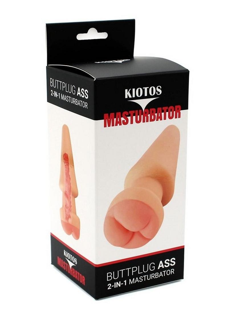 Kiotos Masturbator Dildo 2-in-1 - Buttplug & Ass - Vanilla