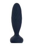 Svakom Jordan Rechargeable Silicone App Control Thrusting Anal Plug - Navy Blue