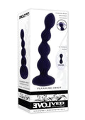 Pleasure Orbit Rechargeable Silicone Anal Beads with Remote Control - Purple