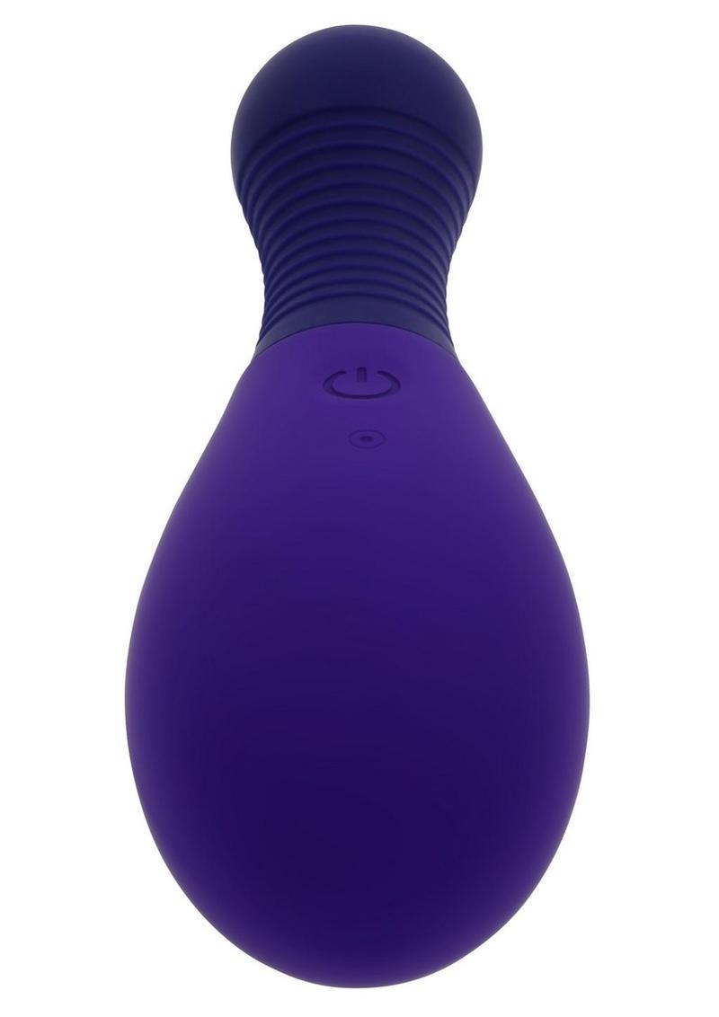 Selopa Egg on Me Rechargeable Silicone Egg Vibrator with Remote Control - Purple