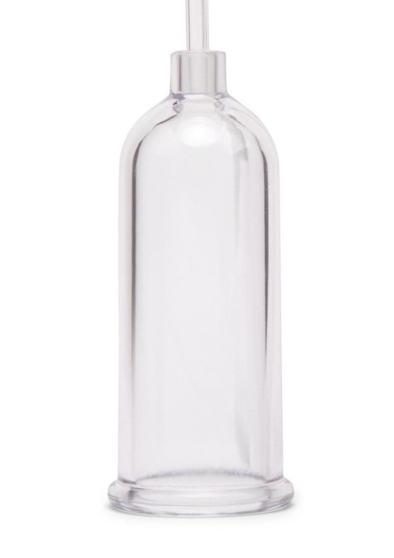 Lux Fetish Clitoral Pump with Release - Clear/Black