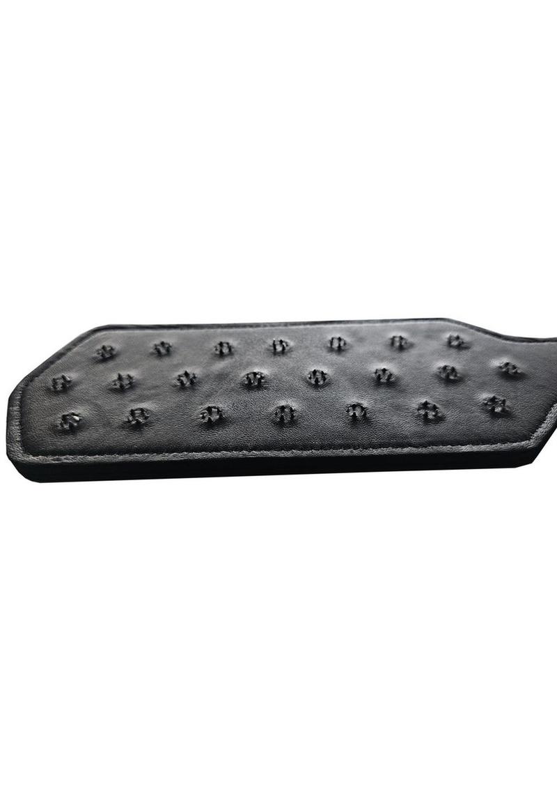 Rouge Leather Pin Prick Paddle - Black