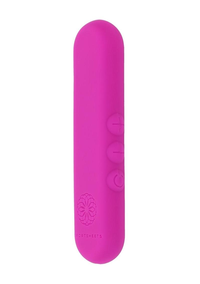 Pivot Flat Rechargeable Silicone Bullet - Pink