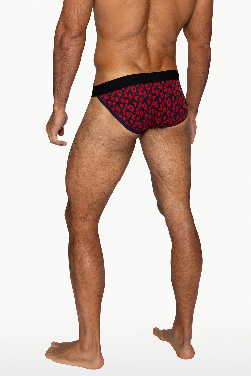 BIKE Stretch Cotton Jock Brief - Samba Leopard