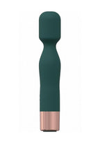 LoveLine Glamour Silicone Rechargeable 10 Speed Mini Wand - Forest Green