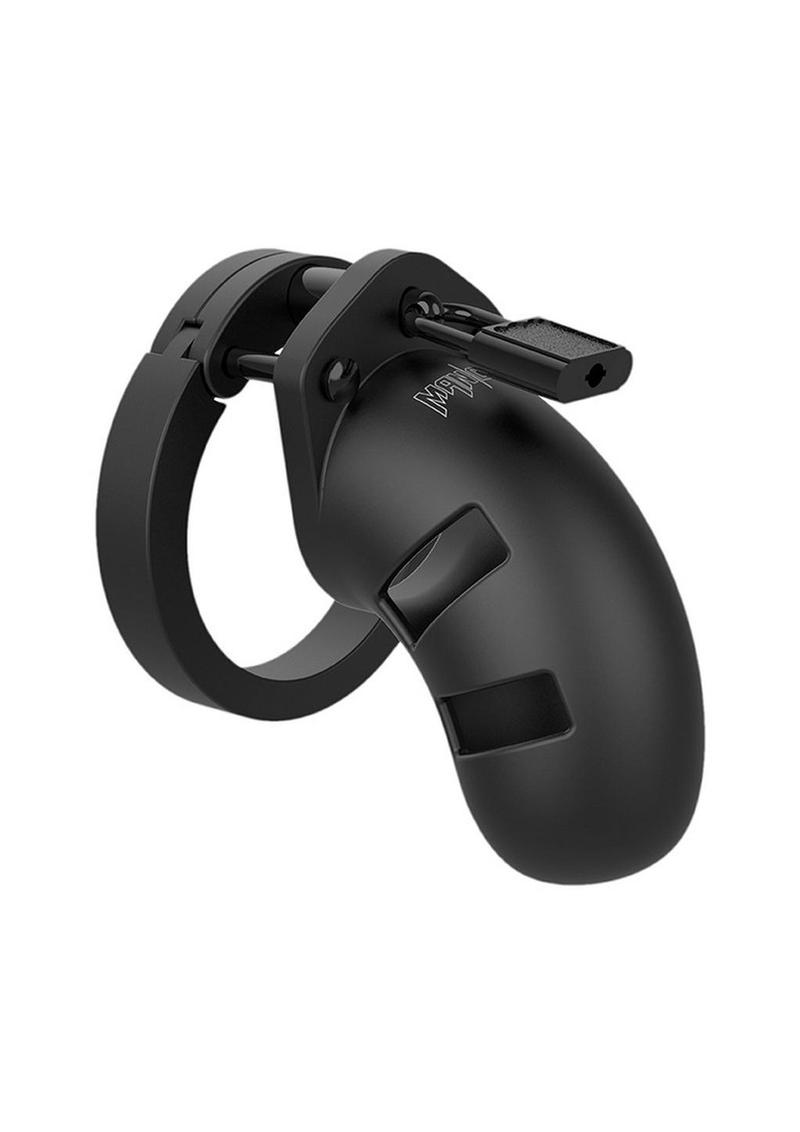 ManCage Model 20 Chastity Cage with Plug 3.5in - Black