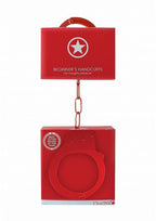 Ouch! Beginners Handcuffs Metal - Red