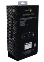 Ouch! Florence Collection Silicone Ball Gag - Black