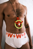 Walter Van Beirendonck Black Hole Necklace in Yellow