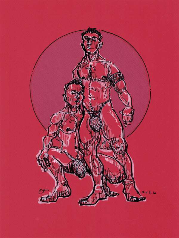 Court Watson, Couple in Red, 2026