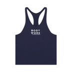 GYMNASIUM THE BODY WORK STRINGER TANK NAVY BLUE