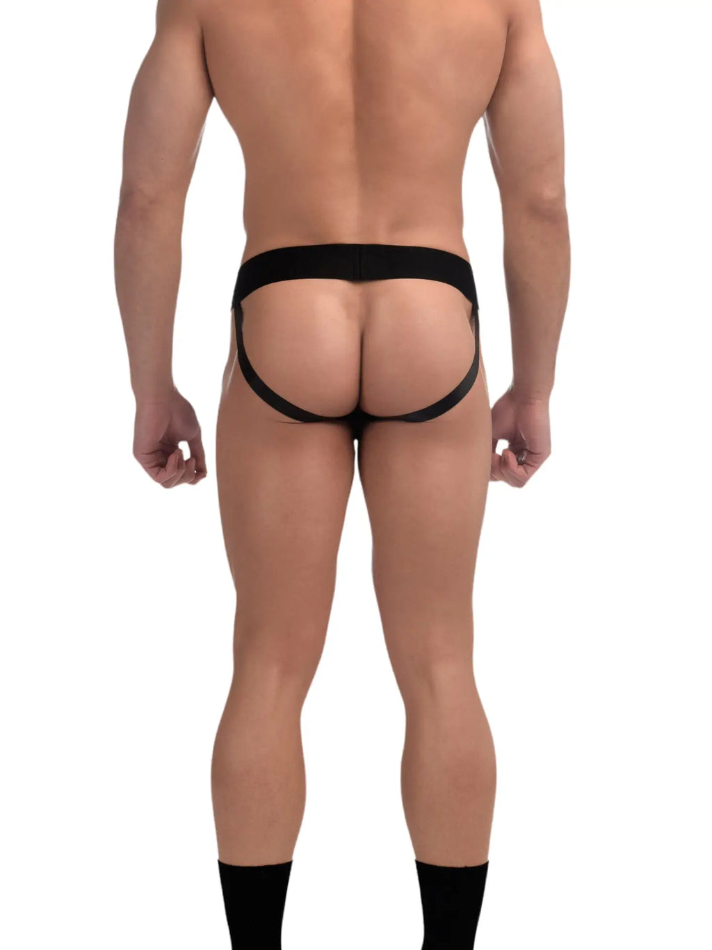 Menagerie Intimates Band Overt Black Rose Jockstrap