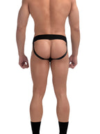 Menagerie Intimates Band Overt Black Rose Jockstrap