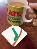 David Shrigley Coaster - Caterpillar Fuck