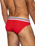 BIKE Stretch Cotton Brief - Samba Red