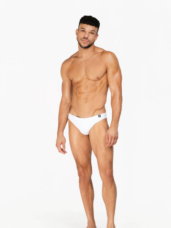 Mounderwear Core Swim Brief - White