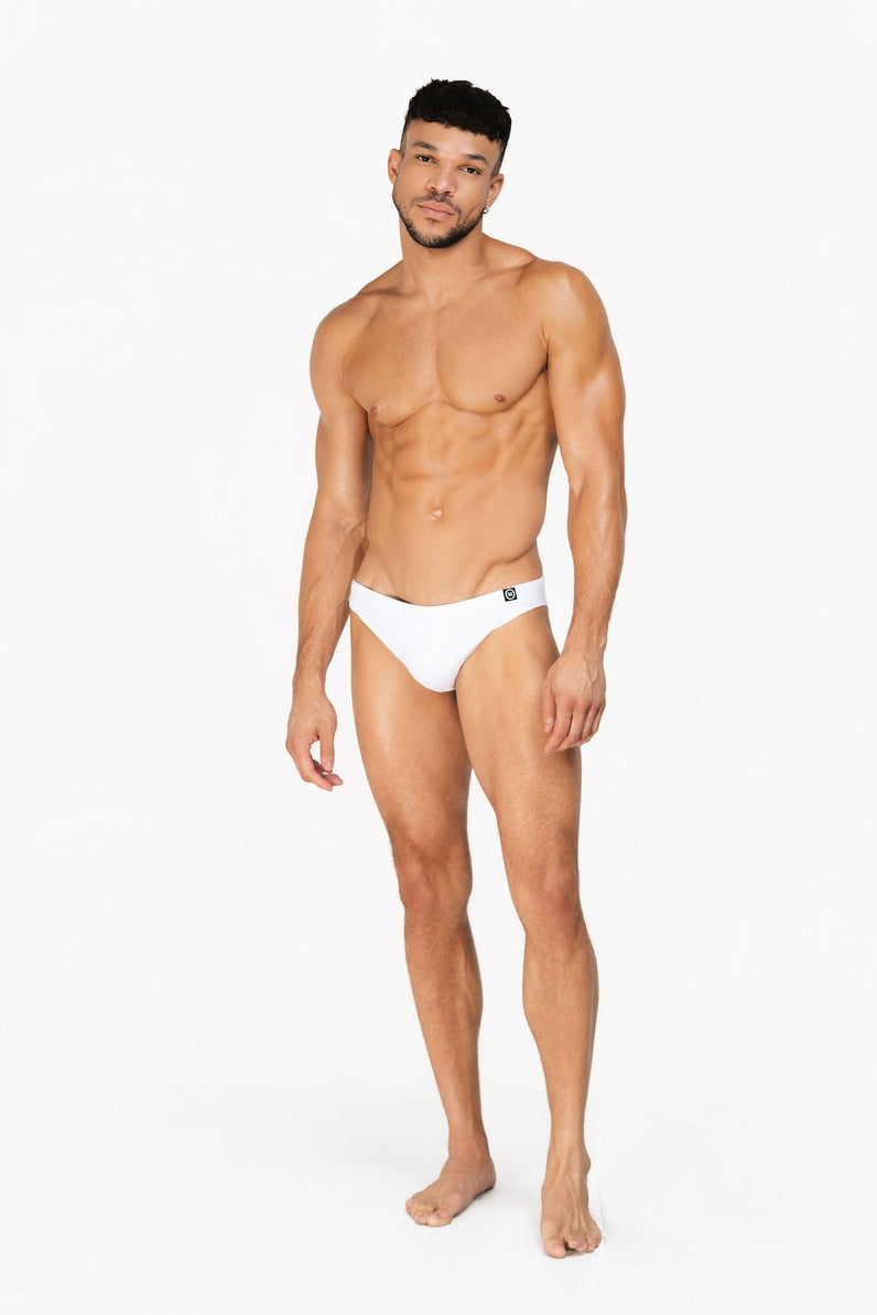 Mounderwear Core Swim Brief - White