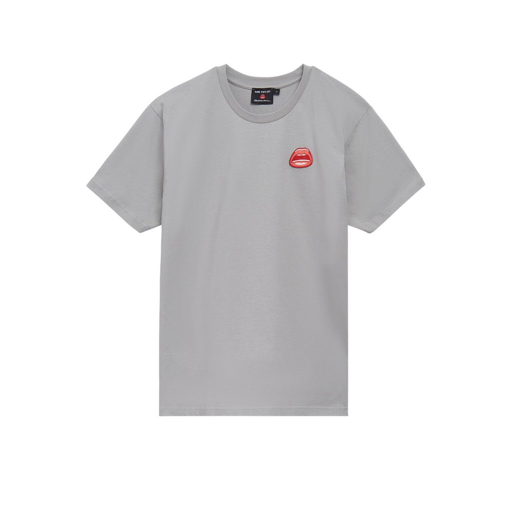 Tom Wesselmann Mouth Icon Patch T-Shirt - Gray