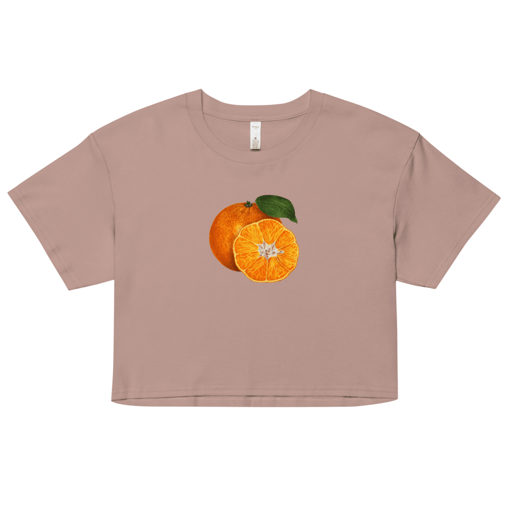 Summer Orange Crop Top