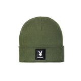 PLAYBOY Knit Beanie with Logo Patch