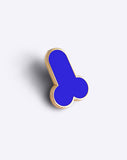 Blue Dick enamel pin by Dicks Don't Lie