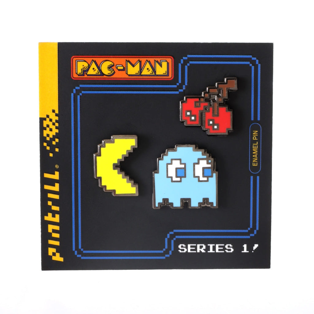 Pac-Man + Inky Pin Set