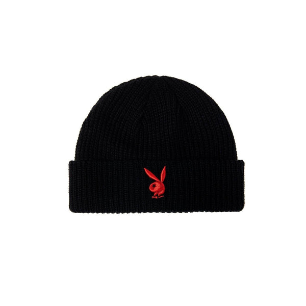 PLAYBOY Rabbit Head Knit Beanie