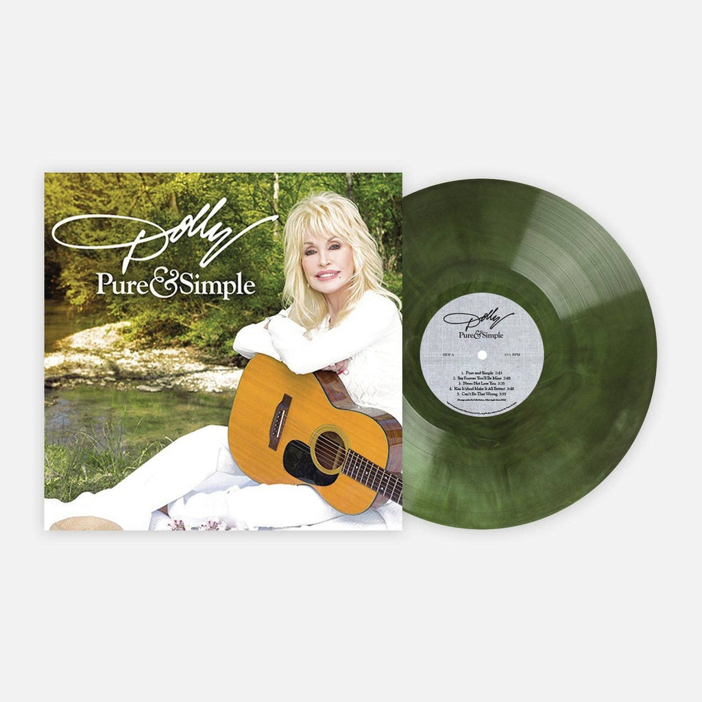 Dolly Parton — Pure & Simple, Green Galaxy vinyl LP