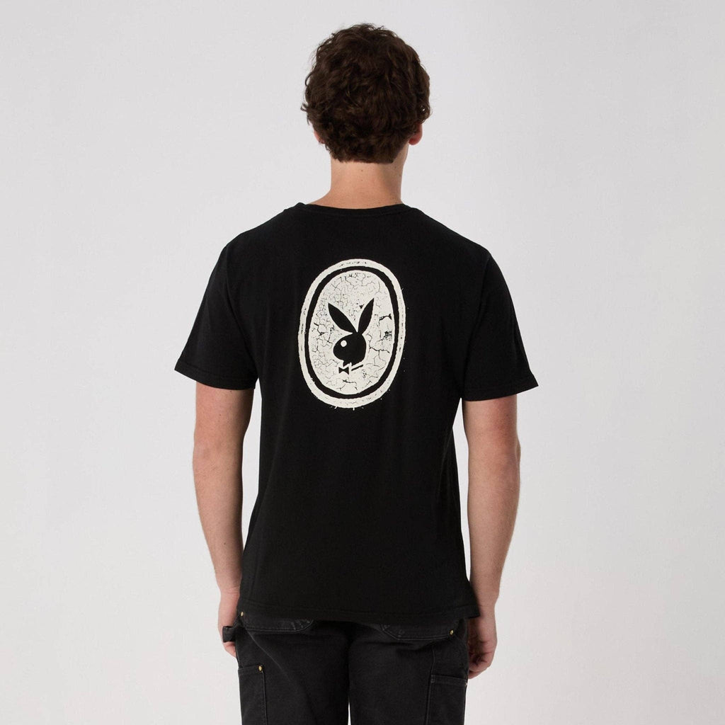 PLAYBOY Distress Emblem Tee