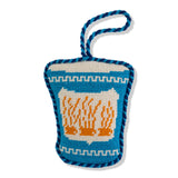 Coffee Cup Needlepoint Ornament