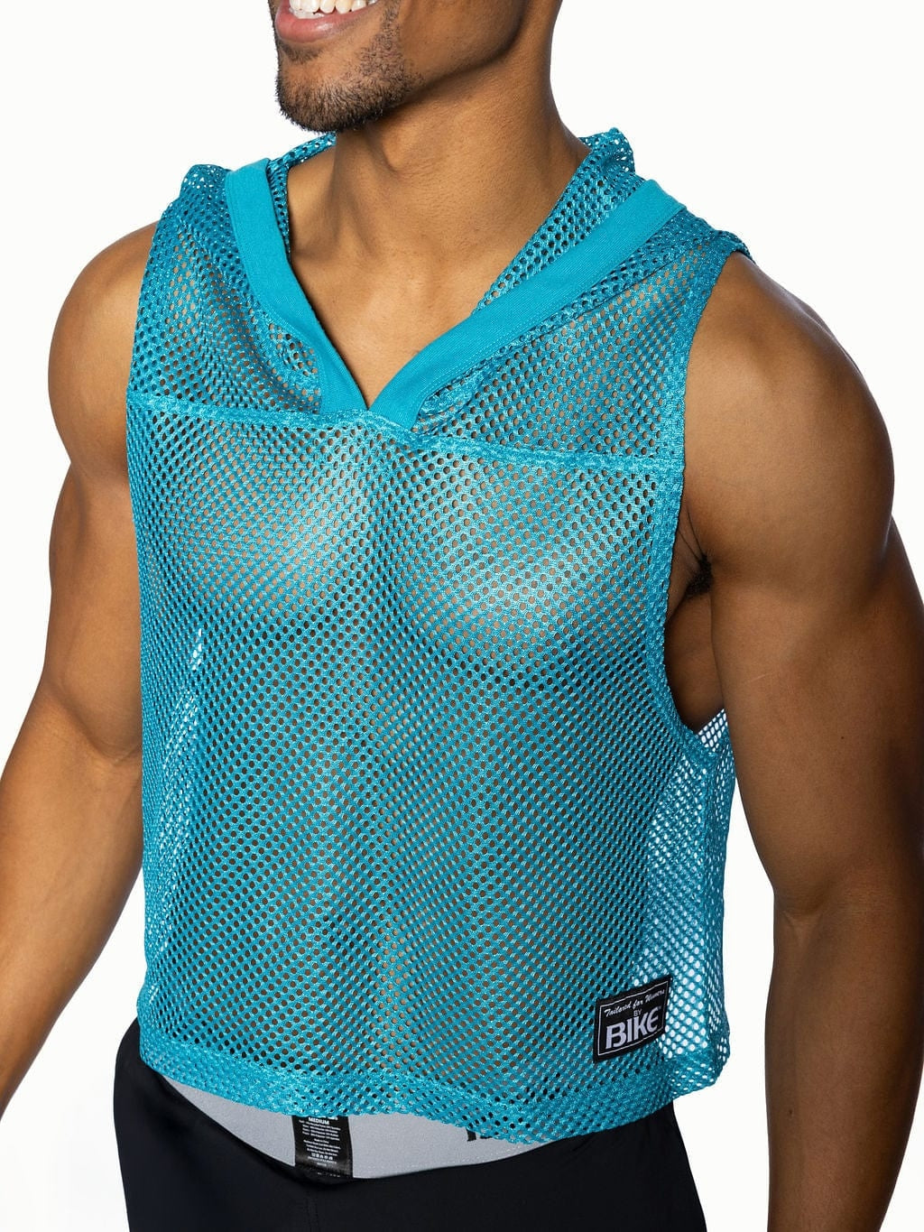 BIKE Hooded Sleeveless Practice Jersey - Teal