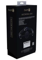 Ouch! Venice Collection Silicone Ball Gag - Black