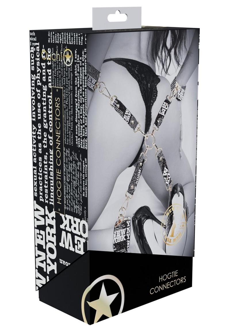 Ouch! NY Collection Hogtie Connectors - Black