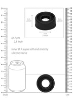 Pumped Silicone Pump Sleeve - Large - Black