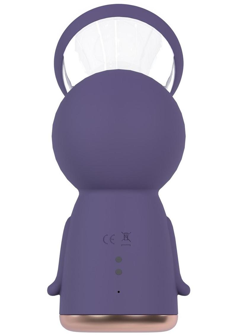 Pumped Exquisite Automatic 13 Speed Silicone Rechargeable Vulva and Breast Pump - Purple