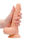 RealRock Skin Realistic Dildo with Balls 7in - Vanilla
