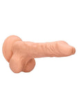 RealRock Skin Realistic Dildo with Balls 8in - Vanilla