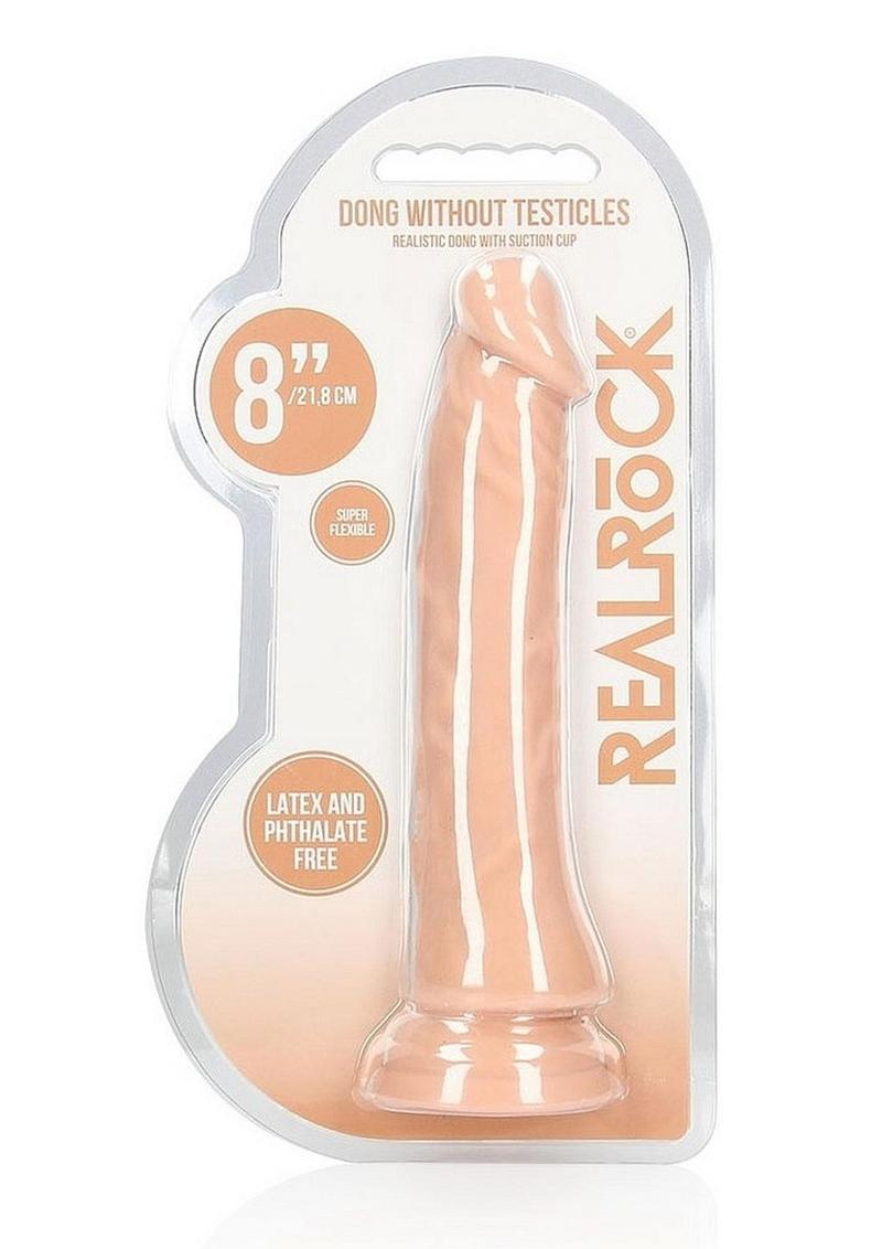 RealRock Skin Realistic Dildo 8in - Vanilla