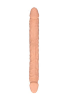 RealRock Skin Realistic Double Dildo 14in - Vanilla