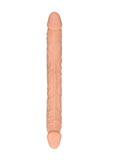 RealRock Skin Realistic Double Dildo 14in - Vanilla