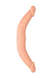 RealRock Skin Realistic Double Dildo 14in - Vanilla