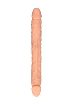 RealRock Skin Realistic Double Dildo 18in - Vanilla