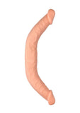 RealRock Skin Realistic Double Dildo 18in - Vanilla