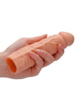 RealRock Skin Penis Extender 7in - Vanilla