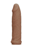 RealRock Skin Penis Extender 6in - Caramel