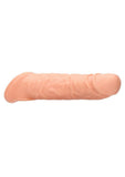RealRock Skin Penis Extender with Rings 8in - Vanilla