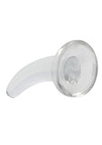RealRock Crystal Clear Non Realistic Dildo with Suction Cup 4.7in - Clear
