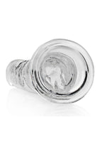 RealRock Crystal Clear Straight No Balls Dildo 10in - Clear